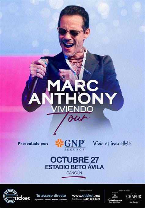 Marc Anthony En Canc N Boletos Y Precios Jaime Farias Informa