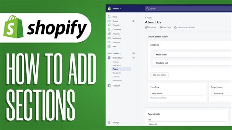 How To Add Sections To Your Shopify Page Easy Tutorial In 2024