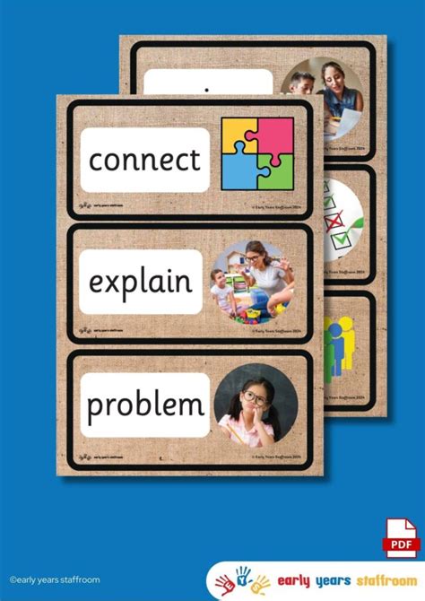 Supporting White Rose Maths Make Connections Word Cards Summer Early Years Staffroom