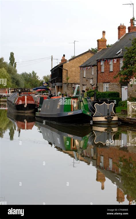 Stoke Bruerne northamptonshire england Stock Photo - Alamy