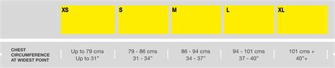 Size Guide Skins Compression Nz