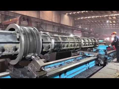 High Efficiency Old Spun Pile Mould Repairing Machine Youtube