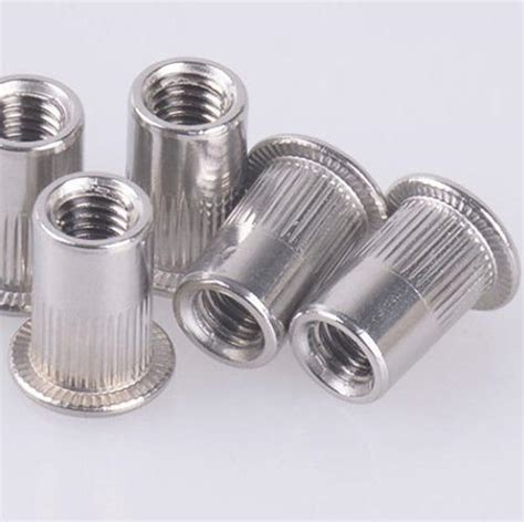 Sturdfix Sfx Flat Head Rivet Nut Knurled Size M M Suppliers