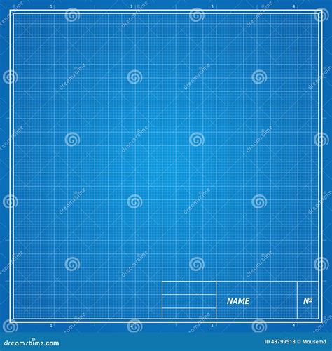 Vector Blueprint Background Linear Paper Template Blue Backdrop