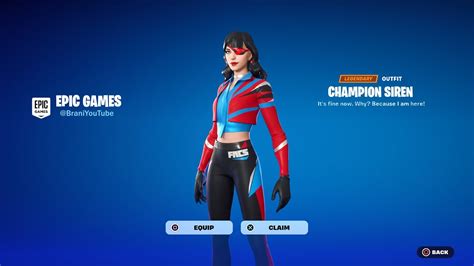 How Many Points Do You Need To Get FNCS Champion Siren Skin In Fortnite