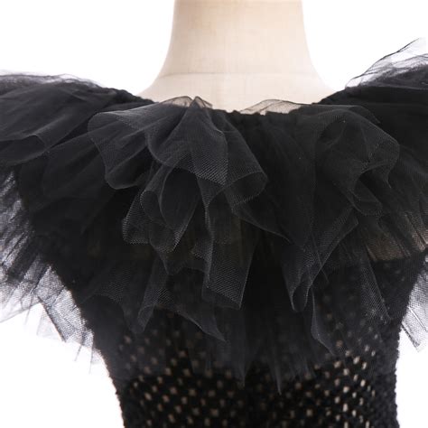 D Guisement Mal Fique En Tulle Noir Pour Filles Petites Pirates