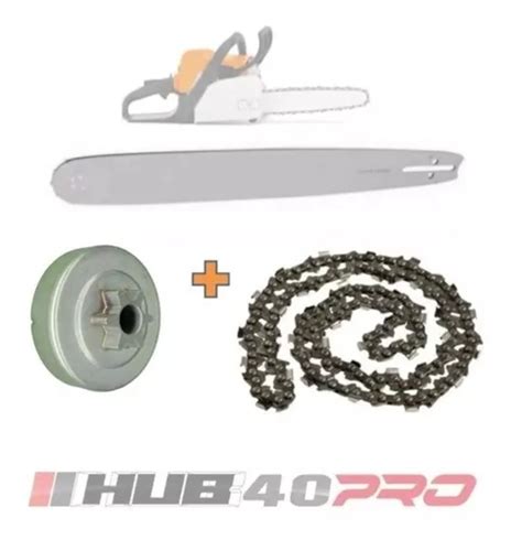 Kit Sabre Corrente Pinh O Para Motosserra Stihl Ms