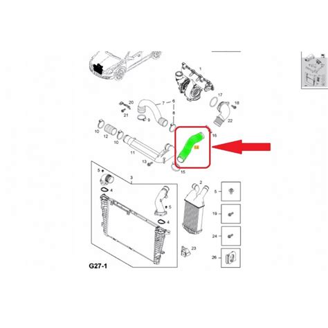 Rura W Turbo Intercoolera Opel Zafira B Cdti
