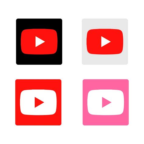 YouTube App Icons Vector - (.Ai .PNG .SVG .EPS Free Download)