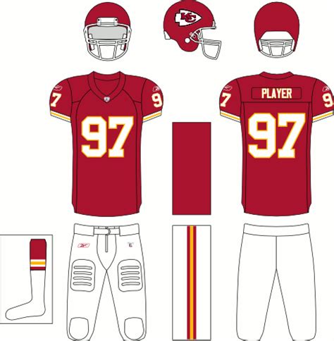 Kansas City Chiefs Uniform - Home Uniform - National Football League ...