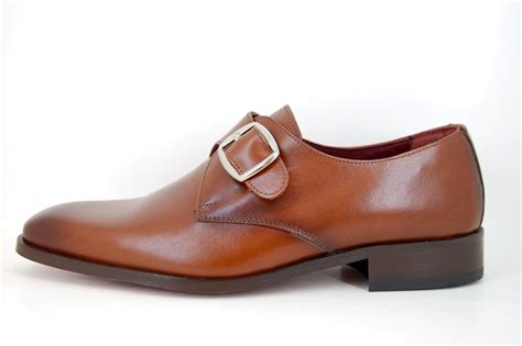 Brown Buckle Shoes with Leather Sole | Small Size | Loafers | Stravers Shoes