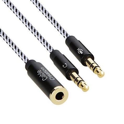 3 5mm Audio Splitter 3 5mm Female To 2 Dual 3 5mm Male Headphone Mic