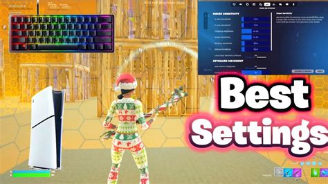 NEW Best Console Keyboard Mouse Settings ASMR Fortnite Box