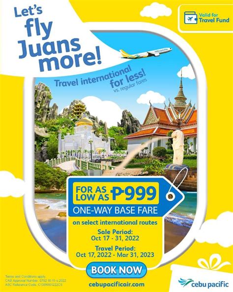 Seat Sale Let S Fly JuansMore With Cebu Pacific Cebu Pacific