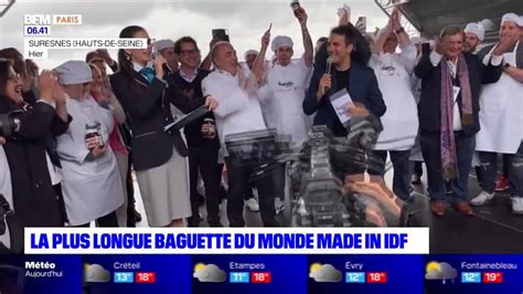 Hauts De Seine Le Record Du Monde De La Plus Grande Baguette De Pain