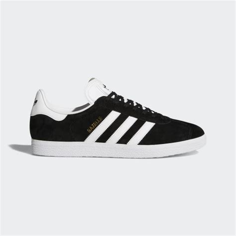 Gazelle Core Black and White Shoes | adidas UK