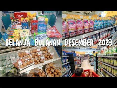 Belanja Bulanan Desember Akhir Tahun Edisi Boyycot Grocery