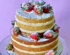 Bolo Naked Cake Flores Batizado Elo Produtos Especiais