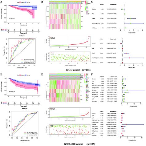 External Validation Of The Prognostic Model In Two Independent Cohorts