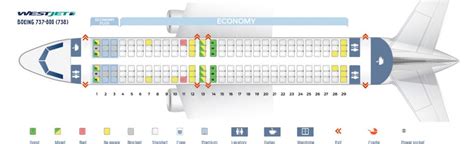 Boeing 737 800 Seat Map Westjet | Brokeasshome.com