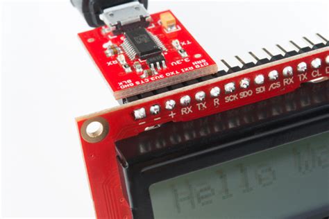 AVR Based Serial Enabled LCDs Hookup Guide SparkFun Learn