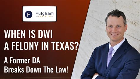 When Is Dwi A Felony A Former Prosecutor Breaks Down The Law 2021