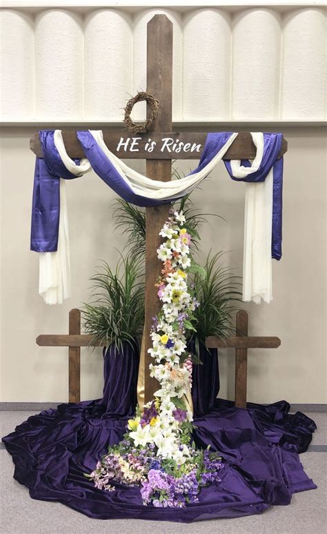 Christian Table Decorations For Easter In Church Easter