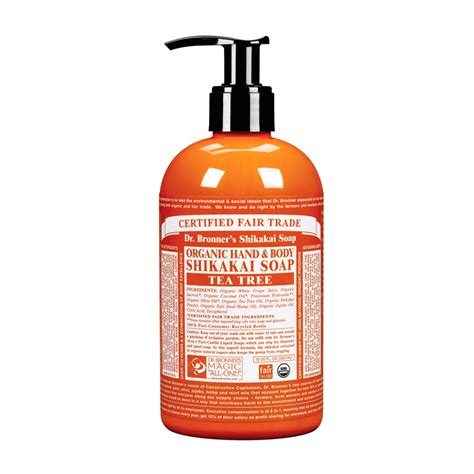 Dr Bronner S Organic Shikakai Tea Tree Hand Body Soap Ml Feelunique