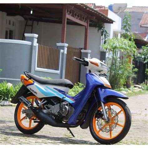 Striping Ori Satria T Lis Sticker Standar Suzuki Satria Tak R