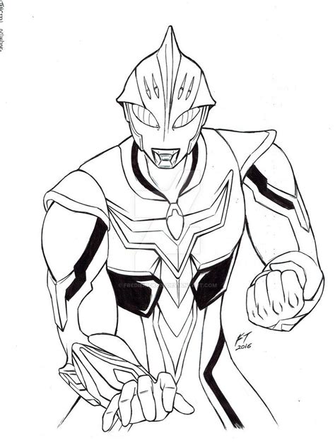 Ultraman Mewarnai Zero Sketsa Monstruo Raksasa Getcolorings Agarrandose