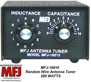 MFJ-16010 Random Wire Antenna Tuner, 200 Watts, 160 - 10 Meters | eBay