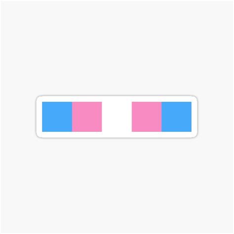 Transgender Color Pallet Sticker For Sale By Beccamax Redbubble