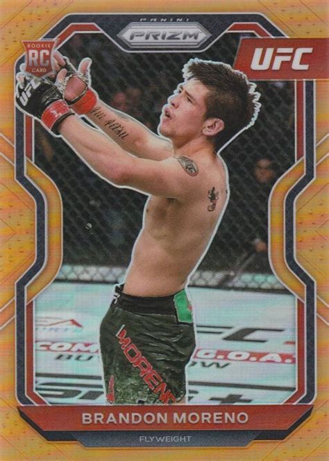 Sports Card Investor Brandon Moreno 2021 Select UFC Concourse Tri Color