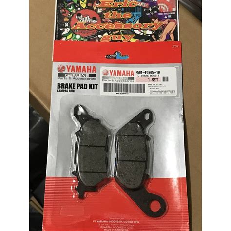 Mio Mx Mxi Original Yamaha Brake Pad Shopee Philippines