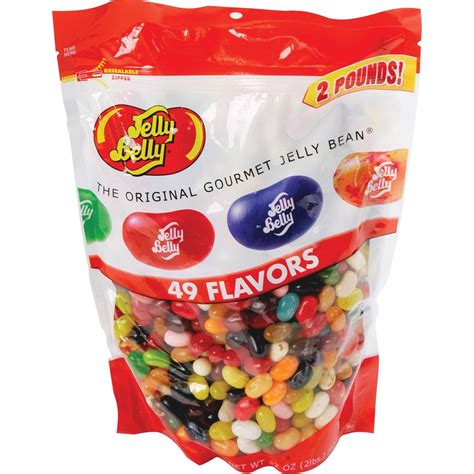 Jelly Belly 49 Flavors Jelly Bean Bag Cream Soda Root Beer Blueberry Bubblegum Buttered