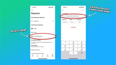 Can I Use A Visa Gift Card On DoorDash Playbite