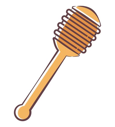 honey spoon design 21387868 Vector Art at Vecteezy