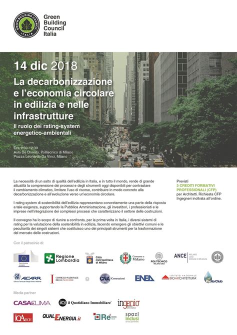 Decarbonizzazione Ed Economia Circolare Interventi Gbc Italia