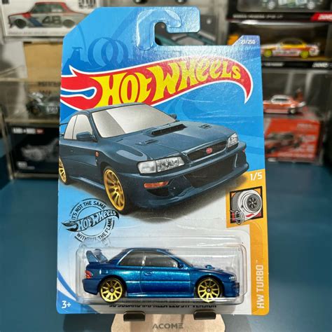 Jual Hot Wheels Subaru Impreza B Sti Version Blue Hw Turbo