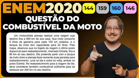 Enem Propor O Um Motociclista Planeja Realizar Uma Viagem