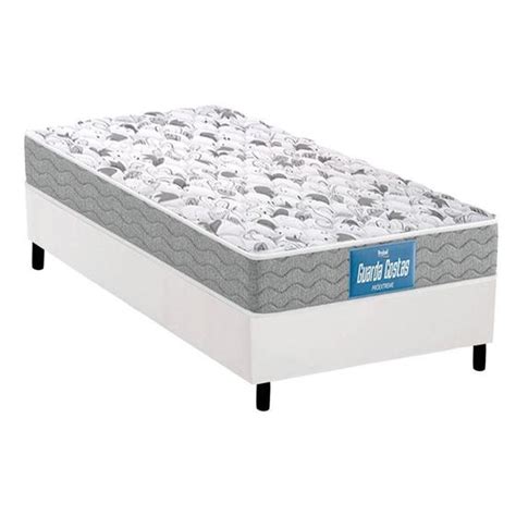 Cama Box Solteiro Colchão Espuma D33 Probel EP Anatômico Guarda