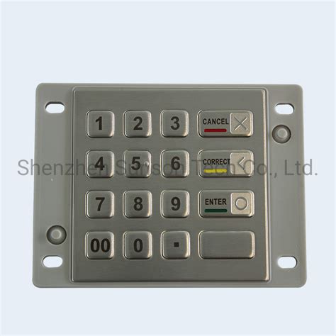 Pci V5 Encrypting Pin Pad For Atm Cdm Crs China Encrypting Pin Pad And Pin Pads Price