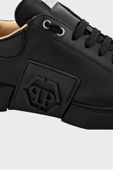 Philipp Plein Logolu Hakiki Deri Sneaker Erkek Ayakkabı FABS USC0263