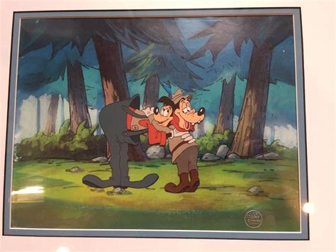 Goofy & Max - Goof Troop Production Animation Cel with COA - 1992 ...