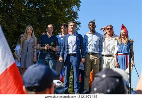 Florian Philippot During Anti Sanitary Pass Stock Photo 2121971465