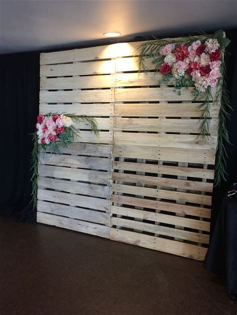 Rustic Photo Backdrop For Quinceanera Bridal Shower Backdrop Pallet