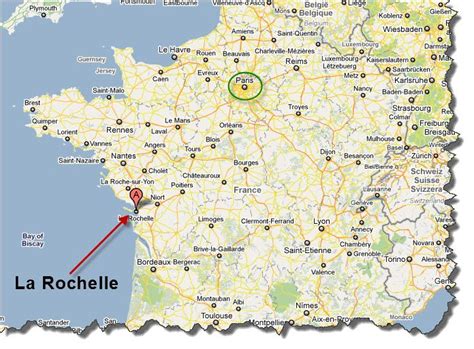 la rochelle carte de france voyage carte plan