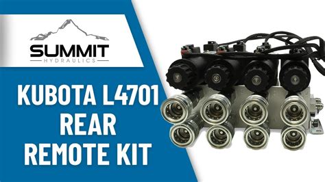 Summit Hydraulics Kubota L Rear Remote Kit Youtube