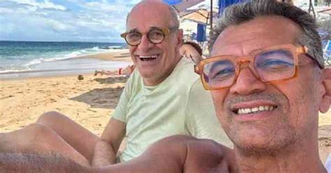 Marcos Caruso ganha declaração de amor do marido Amo a forma como nos