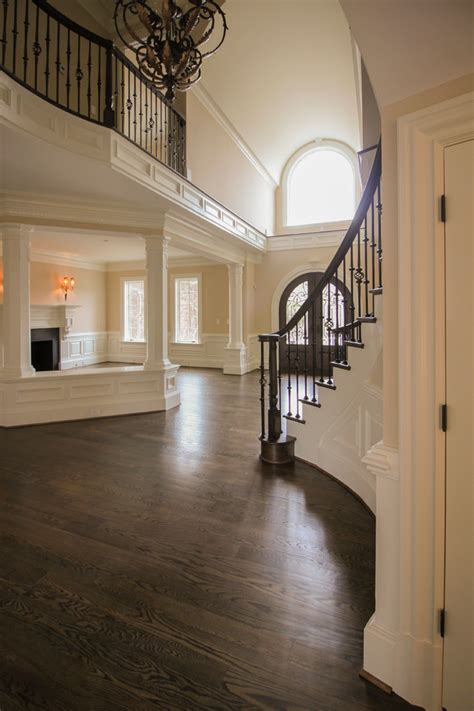 45inspiring Oak And Wrought Iron Balustrade In Stunning Residence Mclean Va 2210 Traditional